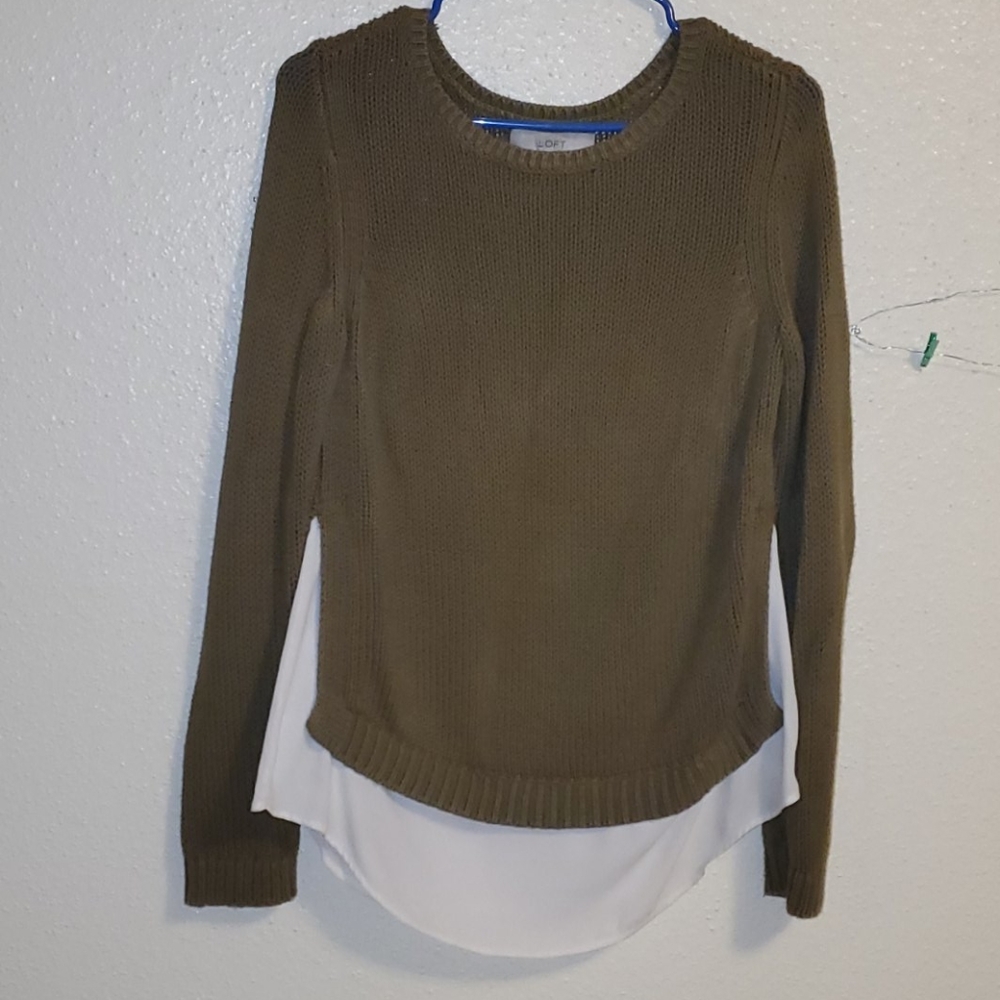 Loft "Layered" sweater